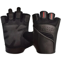 Gants de musculation unisexes SAAR INDUSTRIES de qualité supérieure, à demi-doigts, en cuir de vachette, avec fermeture auto-agrippante et support de poignet – Meilleures ventes