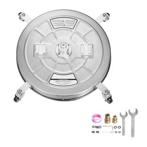 Pulitore per Superfici in Acciaio Inox da 24 Pollici con 4 Attacchi Rapidi per Idropulitrice da 4000 PSI e 4 Ruote - Product Image 1