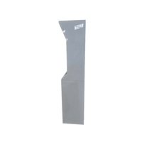 Système de câblage dissimulé, boîtier métallique gris, service de fabrication de tôlerie SEIKI pour ports de façade de kiosque personnalisés