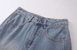 Pantalones Cortos de Mezclilla Casuales para Hombre de Alta Calidad RELEVO INDUSTRIES, Hechos a Medida en Fábrica, 100% Algodón, Cintura Elástica, Transpirables - Product Image 3
