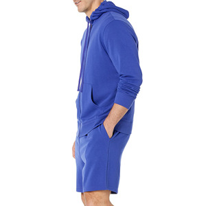 Shorts de jogging décontractés pour hommes, écologiques, de haute qualité, coupe classique, en coton et polyester, légers et confortables. - Product Image 4