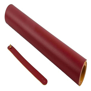 Leather <b>desk</b> pad <b>large</b> office mouse pad, non-slip, double-sided Leather Blotter - Product Image 3