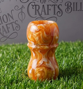Cepillo de Afeitar de Resina Hecho a Mano de Primera Calidad con Mango de Acabado Texturizado Multicolor, Venta al por Mayor para Negocios, Regalo, Arte Coleccionable - Product Image 2