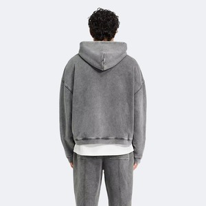 Ventes en gros de sweats à capuche personnalisés, faible MOQ, mélange coton-polyester, French Terry, OEM, ODM, marque privée, unisexe, fournisseur d'usine - Product Image 3