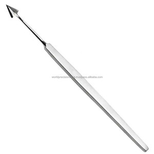 Berens Keratome 19x3,25mm Angewinkeltes Schmales Ophthalmologisches Hornhautmesser aus Edelstahl Manuell für Kataraktchirurgie Krankenhaus- & HNO-Anwendung - Product Image 3