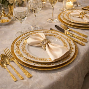 Wedding dinner cutlery Fine dining cutlery set Hotel restaurant <b>flatware</b> Modern silverware set Elegant table setting accessories - Product Image 3