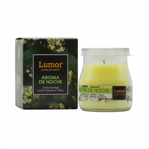Candela Profumata al Gelsomino Lumor Aromatica 120ml in Barattolo di Vetro per Decorazione Casa - Product Image 2