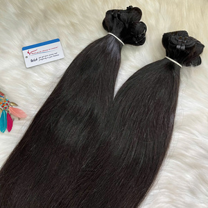 Extensiones de Cabello Natural Liso de Origen Vietnamita, Paquete de Cabello Virgen Remy Auténtico, Suave y con Puntas Completas - Product Image 4