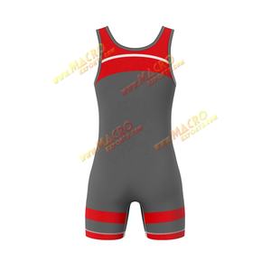 Combinaison de lutte personnalisée à coupe basse 2023 pour hommes MACRO EXPORTS ME-WS0022, couture plate pour adultes, service OEM, sublimation bon marché pour - Product Image 2