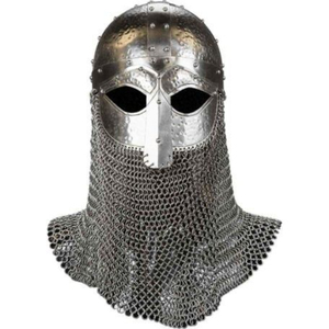 Casque de Chevalier Médiéval Authentique en Acier et Laiton avec Doublure Intérieure Rembourrée - Qualité Supérieure - Product Image 4