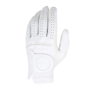 Women Premium Cabretta Leather Golf Glove Soft Breathable Anti Slip <b>Adjustable</b> <b>Strap</b> Right Hand Outdoor Sports - Product Image 1