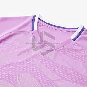 Nueva Llegada Ropa Deportiva Ropa de Fútbol 100% Poliéster Spandex Impresión por Sublimación Último Diseño Camisetas de Fútbol de Manga Corta - Product Image 4