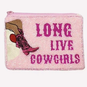 Monedero de nailon suave con cremallera, bordado a mano con cuentas, diseño de corazón vintage, rojo y blanco, hecho a mano, regalo de San Valentín - Product Image 6