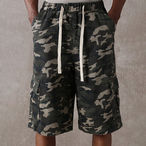 Shorts cargo camouflage en gros pour hommes, shorts d'extérieur, shorts de randonnée, shorts tactiques, avec poches durables - Product Image 5