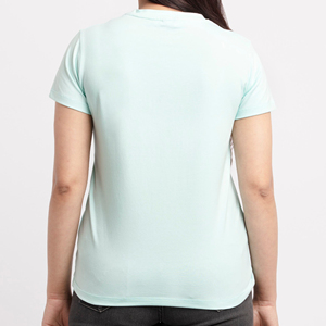 T-shirts pour femmes personnalisés, séchage rapide, légers, 100% coton, logo personnalisé, impression DTG, motif uni, streetwear, été - Product Image 4