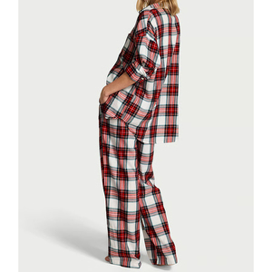 2025 Super <b>Manufacturer</b> Support Flannel Oversized <b>Pajama</b> Set - Product Image 2