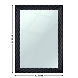 Espejo de Pared Rectangular Moderno con Marco de Panal de Abeja, Espejo Decorativo Enmarcado para Sala de Estar, Decoración del Hogar - Product Image 3