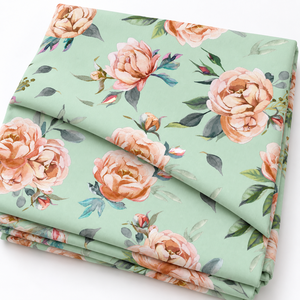 Organic Fine Lawn Cotton Fabric Floral Digital Printed Woven Pure Cotton Textile for Summer <b>Shirts</b> Dresses Bags - Product Image 2