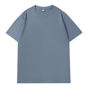 เสื้อยืดคอกลมแขนสั้นทรงหลวมแบบยูนิเซ็กซ์ น้ำหนัก 180 กรัม ผลิตจากผ้าโพลีเอสเตอร์ผสมผ้าฝ้ายหวี  ราคาโรงงานจากบังกลาเทศและจีน - Product Image 5