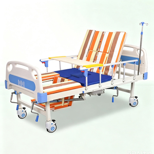 Lit d'hôpital manuel haute capacité 150 kg, 2 fonctions, 2 manivelles, lit médical pour patient - Product Image 5