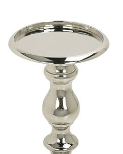 Handcrafted <b>Silver</b> Candle Holder | Elegant Metal <b>Candlestick</b> for Home Hotel Restaurant Living Room Decor - Product Image 3