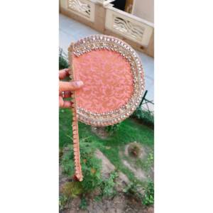 Pearl Hand Fans Decorated Party Favors for Ramadan Nikkah Henna Weddings-Reusable <b>Gifts</b> Mehendi giveaways Shaadi <b>Eid</b> - Product Image 3
