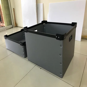 Bac de picking d'entrepôt en PP ondulé blanc empilable et durable, certifié ISO 9001, avec service de découpe par moulage par injection - Product Image 6