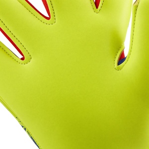 Gants de gardien de but de football personnalisables Jaune Bleu PU Antidérapant Respirant Sangle de poignet réglable Unisexe - Product Image 2