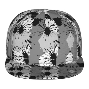 Classic Quality Good Supplier New Arrival Comfortable Custom Logo All-Over Print Streetwear Adjustable <b>Flat</b> Brim 5 Panel <b>Caps</b> - Product Image 1