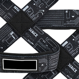 Correas de levantamiento de pesas acolchadas de camuflaje con soporte para muñeca, para entrenamiento de fuerza y powerlifting, unisex - Product Image 4