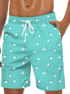 Drawstring Quick Dry Board Shorts Lightweight Beach Swim Sports Shorts - Product Image 5