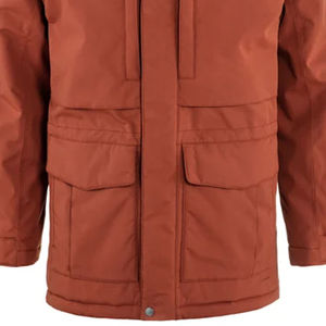 Men's Plus Size Red Hooded Parka Jacket Stand Zipper Fur Trim <b>Waterproof</b> Casual Outerwear Long Sleeve Polyester <b>Winter</b> <b>Coat</b> - Product Image 6