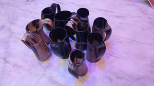 Tasse Viking en corne à boire tasse en corne de vache africaine à boire personnalisée tasse en corne de buffle la moins chère - Product Image 2