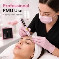 Stylo de tatouage PMU sans fil LOVBEAUTY, rechargeable, aiguille jetable, stylo de maquillage permanent pour salon de beauté