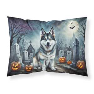 Malamute d'Alaska super doux et léger, taie d'oreiller standard pour Halloween, housse de coussin décorative facile d'entretien - Product Image 1