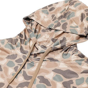 Sudadera con Capucha Informal de Forro Polar Suave 100% Algodón, Teñido Liso para Invierno, Ajuste Cómodo, Diseño de Camuflaje, Estilo Urbano y Elegante - Product Image 3