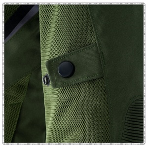 Veste de moto personnalisée avec logo imprimé, coupe-vent, imperméable, fermeture éclair intégrale, protection intégrale du corps - Product Image 5
