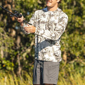 Long Sleeve Wholesale Custom Plus Size Unisex Fishing <b>Shirts</b> Sublimation Quick Dry Breathable UPF 50 <b>Moisture</b> <b>Wicking</b> Fabric - Product Image 2