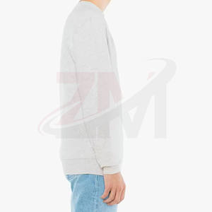 Fabricant OEM sur mesure – Polaire 100 % coton pour homme, impression personnalisée, coupe oversize, production directe usine, vente en gros, en stock - Product Image 3