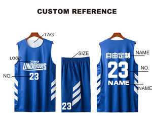 OEM Blank Latest Sublimation <b>Jersey</b> Basketball Print Color Red <b>Dresses</b> Plus Size Design Logo Custom Reversible Basketball <b>Jersey</b> - Product Image 3