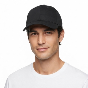 Casquette de baseball sportive personnalisée de haute qualité en tissu Oxford à 5 panneaux avec lacets, couleur unie, ajustable, 100 % coton, pour femme/homme, avec ouverture pour queue de cheval - Product Image 6