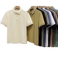 Chemise d'été décontractée en piqué de coton et polyester, col rabattu, manches courtes, respirante, coupe ajustée, plusieurs couleurs, grandes tailles, OEM