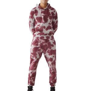 Custom Slim Fitness Streetwear lavado Tie Dye chándales para los hombres de lana chándal personalizado de gran tamaño al por mayor de diseño para los hombres - Product Image 1