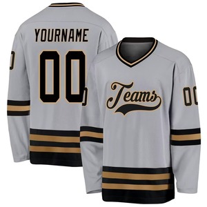 youth adult ice hockey jersey custom sportswear breathable lightweight training match uniform durable hockey clothing OEM - Product Image 2