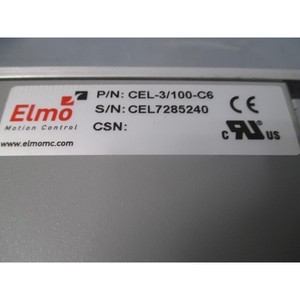 Contrôleur de mouvement ELMO CEL-3/100-C6, servomoteur - Équipements et pièces semi-conducteurs d'occasion fiables à l'échelle mondiale - Product Image 1