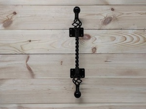 Matériel de clôture en fer galvanisé de style traditionnel Iron Nature avec barres torsadées et extrémités sphériques pour clôtures, treillis et portails – Durable - Product Image 2
