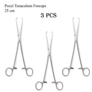 คีมโปซซี่เทนาคูลัม 25 ซม. 10 นิ้ว แบร์รัตต์ เครื่องมือผ่าตัดทางนรีเวชและสูติศาสตร์ เหล็กออร์โธปิดิกส์ - Product Image 4