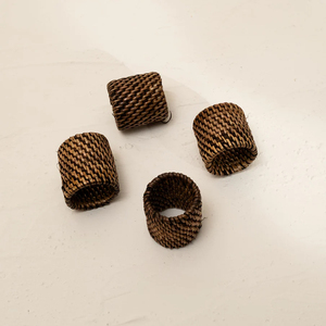 Eco Friendly Rattan Napkin <b>Ring</b> Handmade Rustic Bohemian Dining Table Setting Decoration Bulk Export Supplier - Product Image 3
