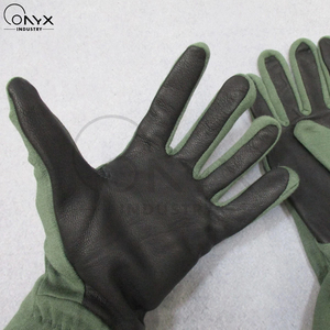 Guantes de Vuelo Nomex de Primera Calidad de ONYX INDUSTRY, Resistentes al Fuego y al Calor, con Pantalla Táctil, de Cuero, Tácticos, para Tripulación de Aviación - Product Image 2