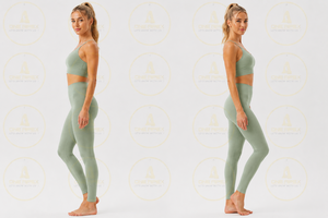 Conjunto de Yoga sin Costuras para Mujer, Leggings de Cintura Alta, Sujetador Deportivo, Ropa Deportiva para Gimnasio, Ejercicio y Fitness - Product Image 4